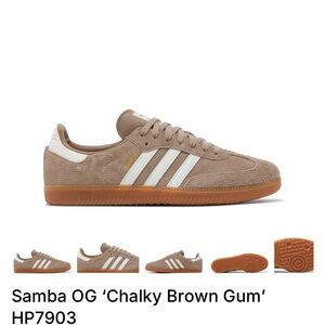 Adidas Samba OG 'Chalky Brown Gum' Sneakers